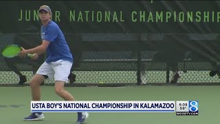 National tennis championship begins in Kalamazoo [upl. by Leuqcar]