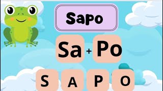 Aprendendo a separar SílabasPalavras Letras Aprendendo a ler e escrever educaçãoinfantil ler [upl. by Esenwahs]