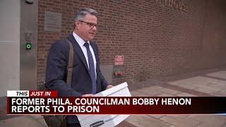 Convicted former Philadelphia councilman reports to federal prison in bribery case [upl. by Diamond]