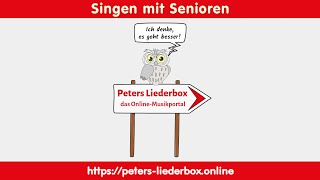 Singen mit Senioren Volkslieder und Schlager Liedertexte Karaoke [upl. by Mali]