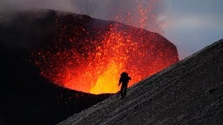 Volcano Eruption At Close Range  Iceland Eyjafjallajökull Volcano [upl. by Weinstein327]