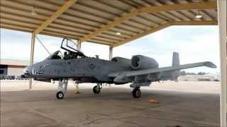 Warbird Radio  47th Fighter Squadron A10C Taxi [upl. by Ealasaid]