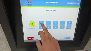 Mumbai Metro Line 3 First Ticket Booking Domestic to International Airport  T1 To T2 [upl. by Anihta]