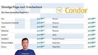 Condor Flüge Griechenland [upl. by Sinaj]