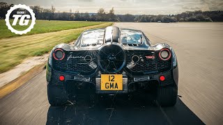 Flat Out In The £3m 654bhp GMA T50 V12 Fan Car  Top Gear [upl. by Nileuqcaj]