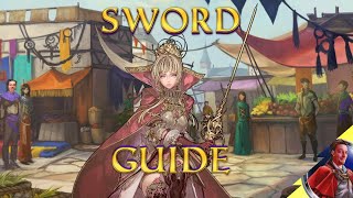 SWORD GUIDE  Brigandine The legend of Runersia ⚔️ [upl. by Bunns]