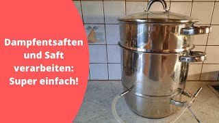 Obstsäfte mit dem Dampfentsafter herstellen so gehts richtig [upl. by Alleyne904]