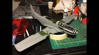 Tamiya 132 P51D Build Part 3 [upl. by Elly39]