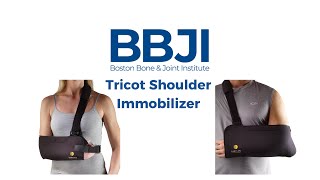 Tricot Shoulder Immobilizer [upl. by Tonneson132]