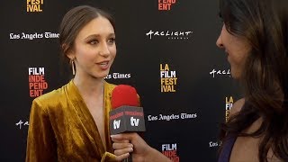 Taissa Farmiga Interview “We Have Always Lived in the Castle” World Premiere [upl. by Noraa]