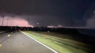 Large Tornado North of Princeton Kentucky 5262024 [upl. by Ricki770]