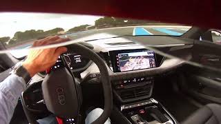 Audi RS etron GT onboard  Circuit Paul Ricard [upl. by Yelruc749]