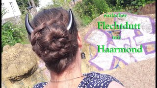 Flechtdutt mit Haarmond  German with div Subs [upl. by Htebzile]