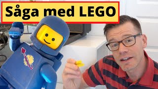 Såga IKEA hylla med LEGO [upl. by Alletsirhc]