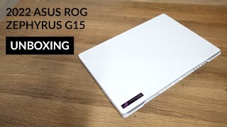 2022 ROG ZEPHYRUS G15 UNBOXING  FIRST IMPRESSION [upl. by Kirtap31]