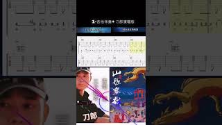 🎸🎶《羅剎海市》吉他譜分享 刀郎，完整版簡繁體字幕完整版本請見本頻道 [upl. by Ecnadnac]