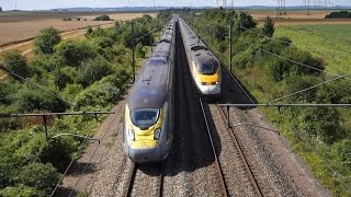 Eurostar  Alstom TMST E300 vs Siemens E320 [upl. by Nikolai739]