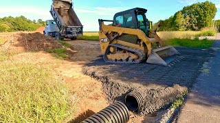 LET’S BUILD A GRAVEL DRIVEWAY NEW HOUSE NEW DRIVEWAY… [upl. by Adhern101]