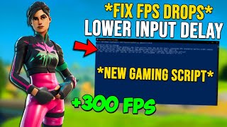 How To Fix FPS Drops in Fortnite  New Gaming Script Boost FPSReduce Input Lag [upl. by Gavini7]