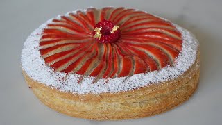 GALETTE DES ROIS FRAMBOISES CHOCOLAT BLANC [upl. by Nwahsyar]