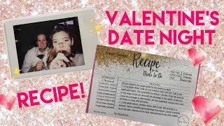 Valentines Day Date Night Recipe with Alex  tarte vlogs [upl. by Naellij313]