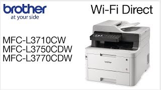 Connect to MFCL3770CDW with WiFi Direct [upl. by Ahseeyt]