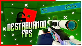 COMO DESTRAVAR SEU FPS NO ROBLOX  Tutorial 1  ROBLOX [upl. by Nnairak10]