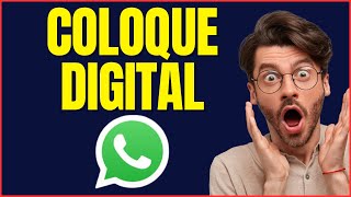 COMO COLOCAR DIGITAL NO WHATSAPP [upl. by Jorrie]