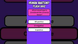 Human Anatomy Flash Quiz 9 flashquiz quiz english [upl. by Jareb]