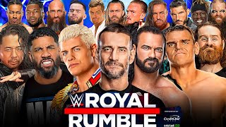 WWE Royal Rumble 2024 Full Match WWE 30 Men Royal Rumble 2024 Full Match WWE Royal 2024 Highlights [upl. by Akinohs]