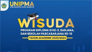 Wisuda Diploma III Ke3 Sarjana dan Pascasarjana Ke15 [upl. by Silvia]