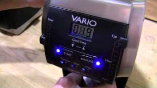 How To Baratza Vario Burr Adjustment [upl. by Bibeau]