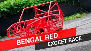 Bengal Red Exocet Race Powder Coating Example [upl. by Selemas]