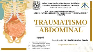 Traumatismo Abdominal [upl. by Soirtimid]