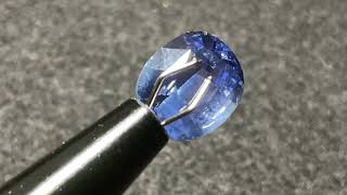 Natural Blue Sapphire 415 Carat Oval Shape Faceted Cut Loose Gemstone GS1001 [upl. by Aihcsrop]