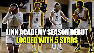 Link Academy Makes their Season Debut in 40 pt Win Tre Johnson Labron Philon James Brown [upl. by Ana]