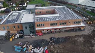 Update Newtown Powys School Ysgol Cedewain December 11th 20 23 With Drone Footage At End [upl. by Laurinda]