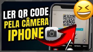 Como Habilitar a Câmera para ler QR code no iPhone [upl. by Nattirb581]