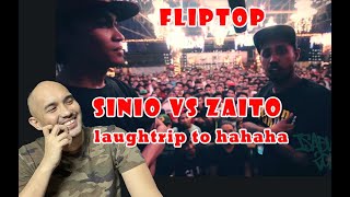 SINIO VS ZAITO  FLIPTOP [upl. by Nauqat546]