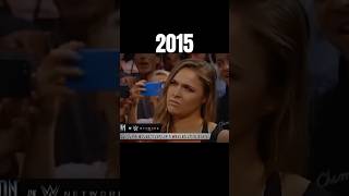 RONDA ROUSEY EVOLUTION 20152023 shorts shortsfeed rondarousey ytshorts [upl. by Valora]