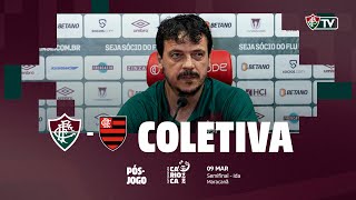 COLETIVA  TÉCNICO FERNANDO DINIZ  FLUMINENSE 0 X 2 FLAMENGO  CARIOCÃO 2024 [upl. by Cesya]