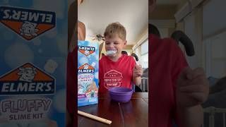 Trying Elmers Fluffy Slime Kit [upl. by Kay104]