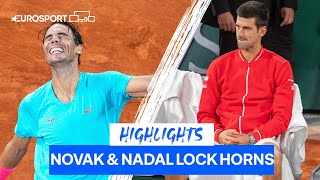 Nadal In Stunning Form amp Defeats Djokovic In Iconic 2020 Final  Roland Garros Rewind  Eurosport [upl. by Vasili355]