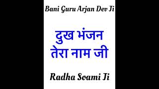 Radha Soami JiDukh Bhanjan Tera Naam 🙏🏻🙏🏻 ruhanishabad13 meditation shabad rssb [upl. by Curson]