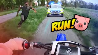 Police Chase Dirt Bikers  INSANE Cops VS Motorcycles  Best Compilations 2024 [upl. by Adnahcal]