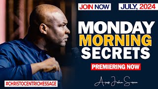 MONDAY SECRETS 29TH JULY 2024  Apostle Joshua Selman Commanding Your Morning [upl. by Lustig798]