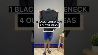 1 black Turtleneck X 4 Outfit Ideas trendingshorts turtleneck outfitideas winterfashionideas [upl. by Lerrehs562]