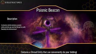 Stellaris Modded Gigastructural Engineering  Psionic Beacon [upl. by Richia702]