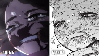 Anime VS Manga  My Hero Academia Season 7 Episode 20 [upl. by Annait]