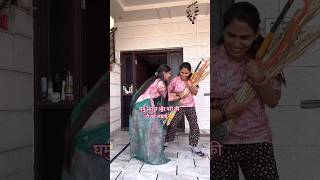 Ghamu v pari me ladaai😲🫢Parichoudhary  How to make doll table and chairs shorts [upl. by Wendelina]